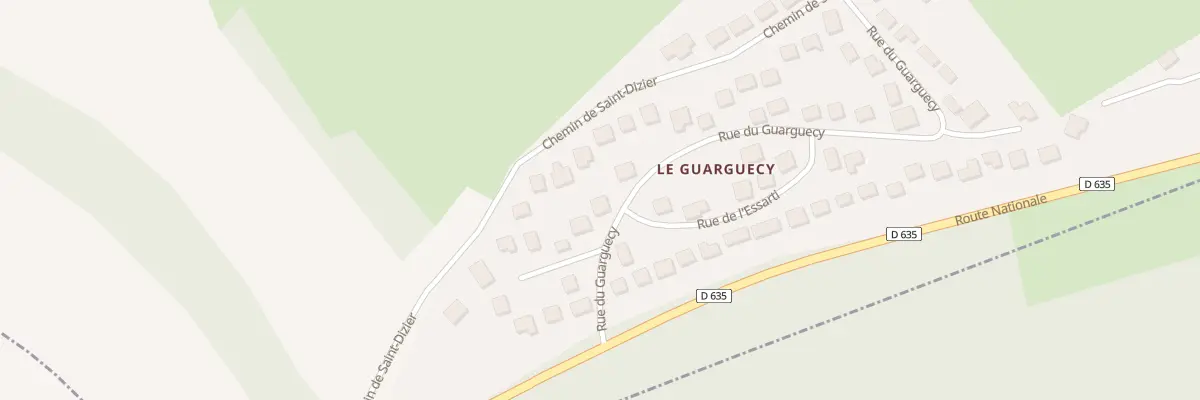 Plan du 56 Rue du Guarguecy à Baudonvilliers