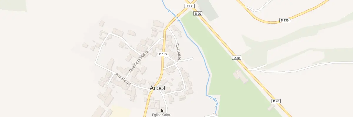 Plan du 6 Rue Petite Rue à Arbot