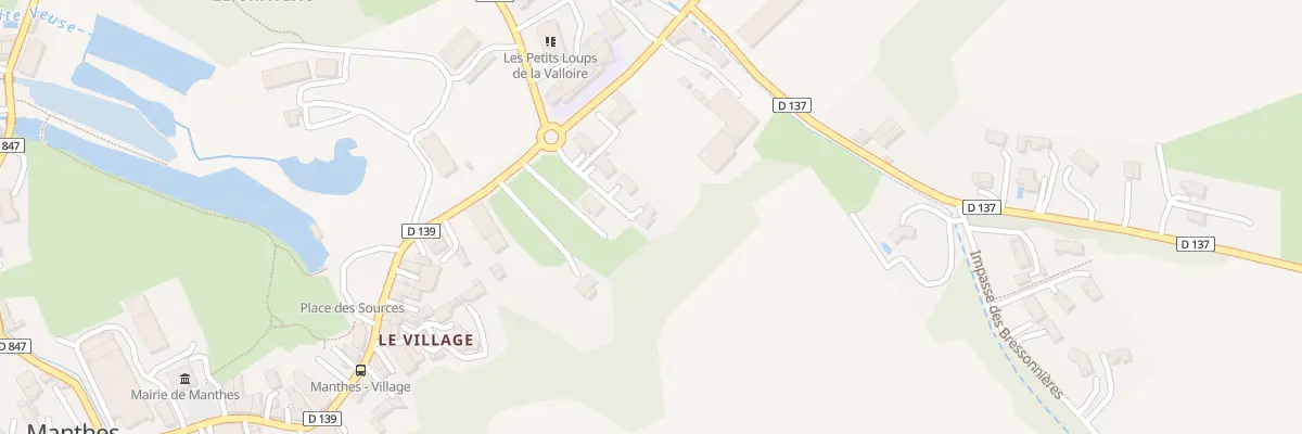 Plan du 75 Imp du Côteau à Manthes