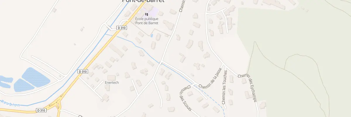 Plan du 5047 La Jasse à Pont-de-Barret