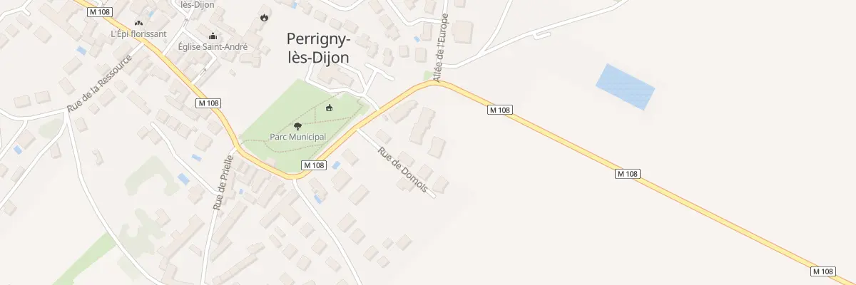 Plan du 10 Rue de Domois à Perrigny-lès-Dijon