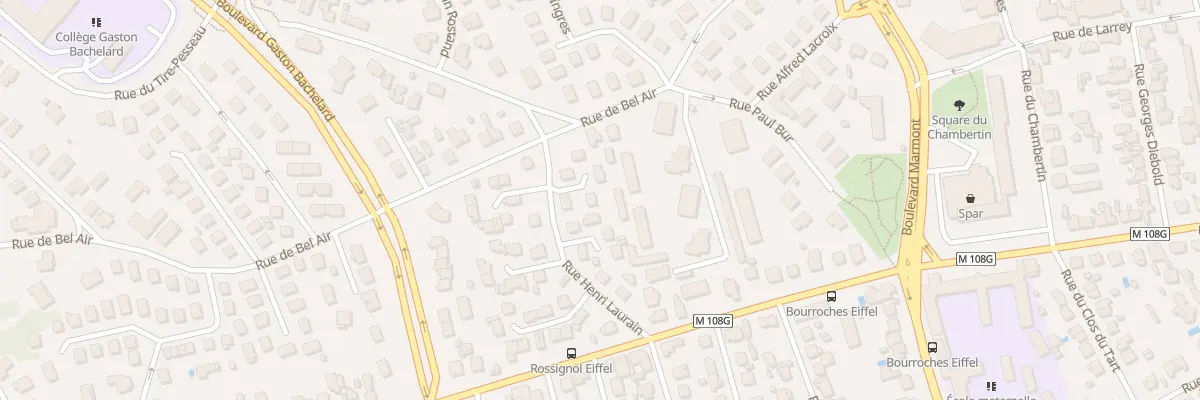 Plan du 18 Rue Henri Laurain à Dijon