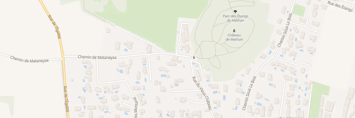 Plan du 6 Rue du Vieux Chateau à Genas