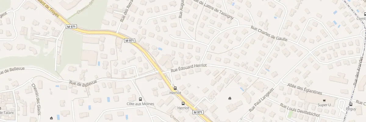 Plan du 7 Rue Edouard Herriot à Talant