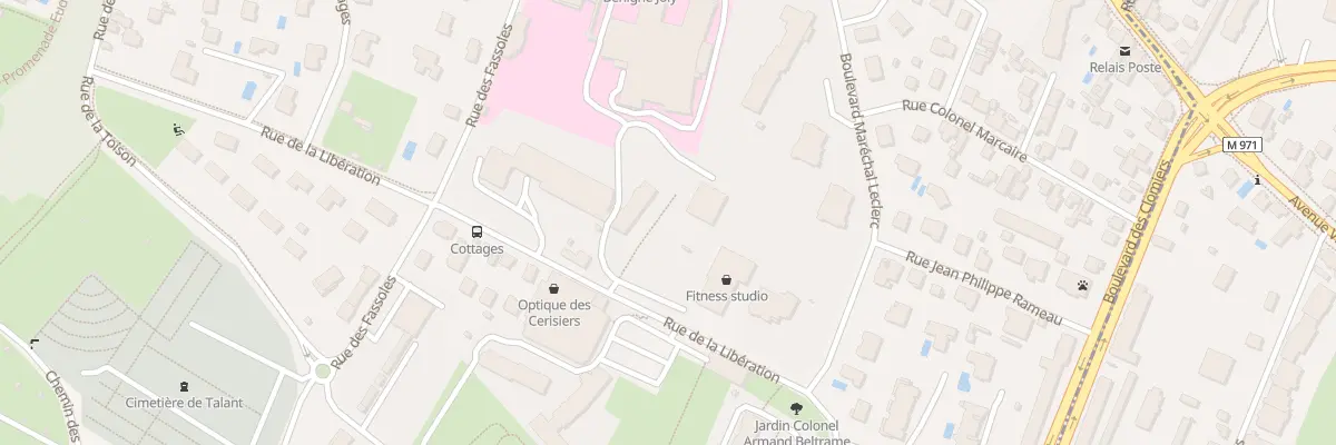 Plan du 25 Rue de la Libération à Talant