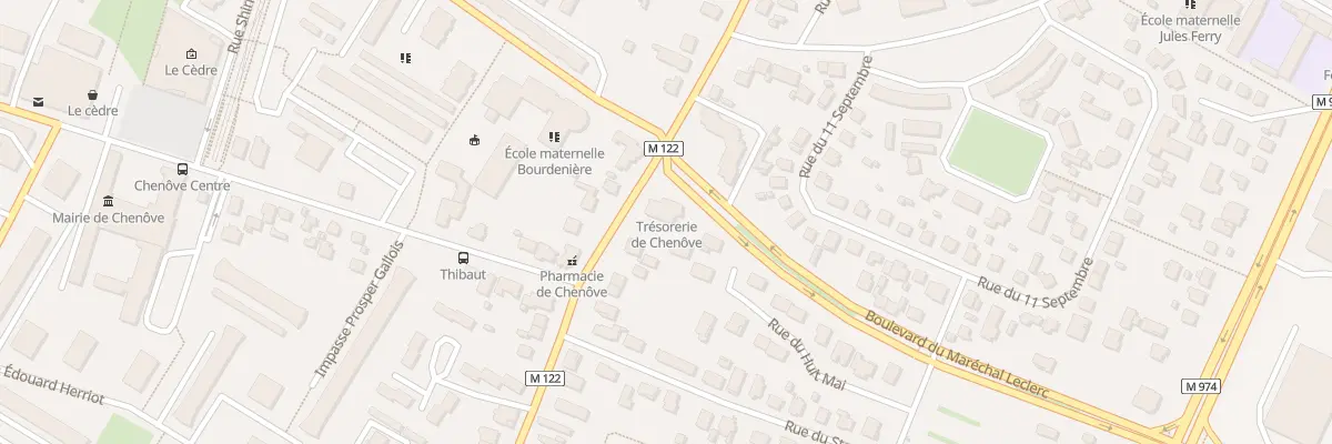 Plan du 12 Rue Maxime Guillot à Chenôve