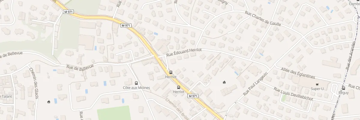Plan du 6 Rue Edouard Herriot à Talant