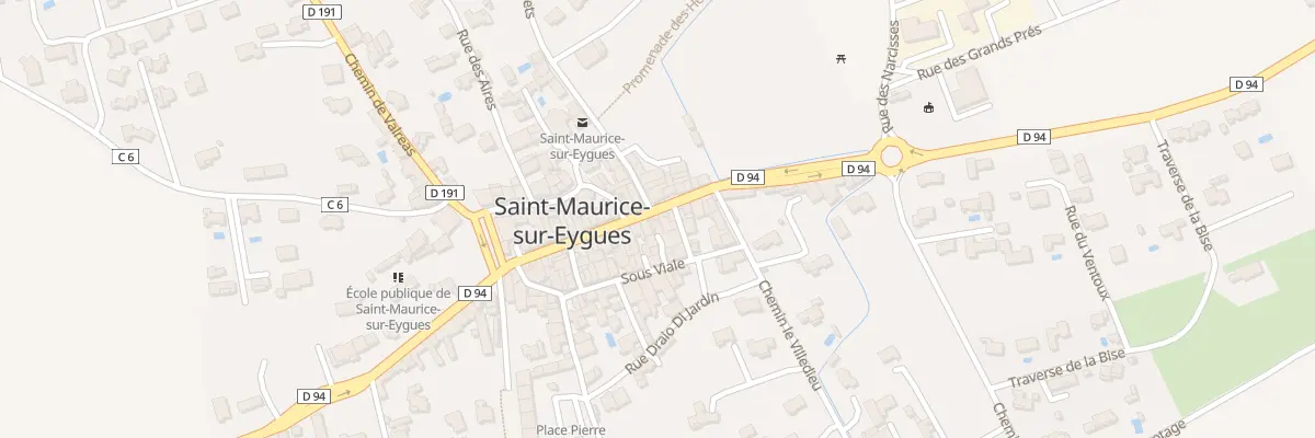 Plan du 5080 Le Village à Saint-Maurice-sur-Eygues