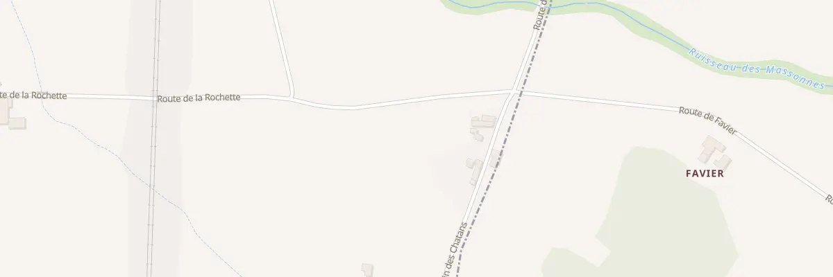 Plan du 895 Chem des Chatans à Upie