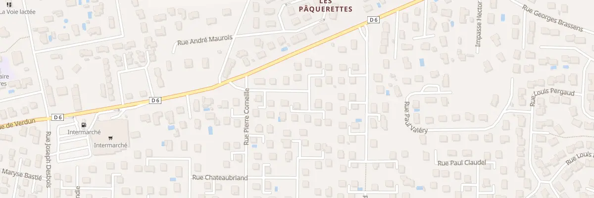 Plan du 10 Rue Voltaire à Meyzieu