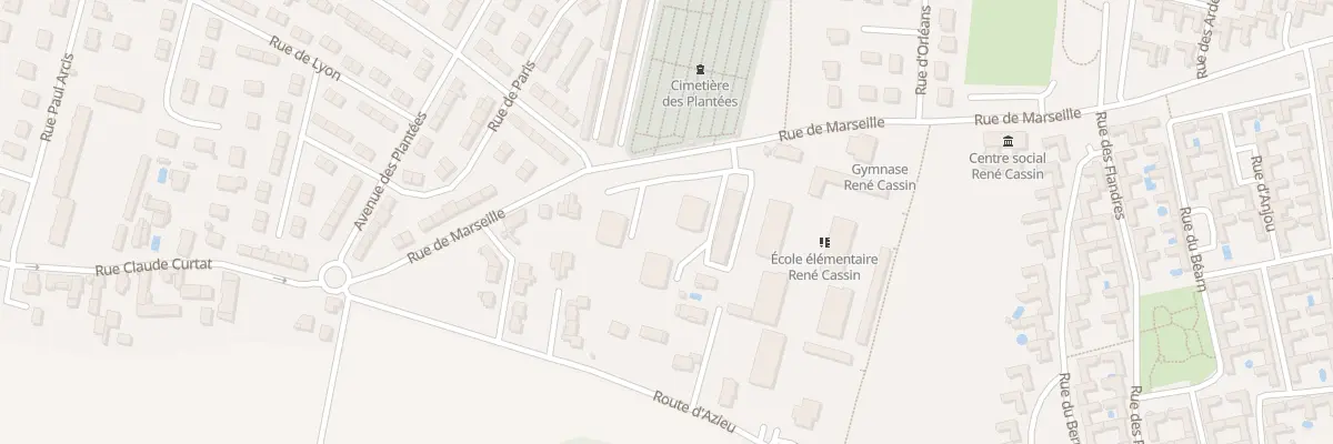 Plan du 14 Rue de Marseille à Meyzieu