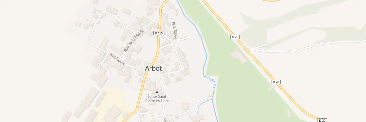 Plan du 9 Rue de la Cour à Arbot