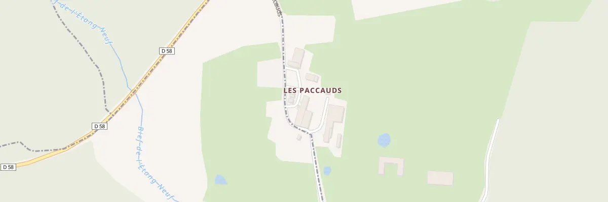 Plan du 229 Rte des Paccauds à Vescours