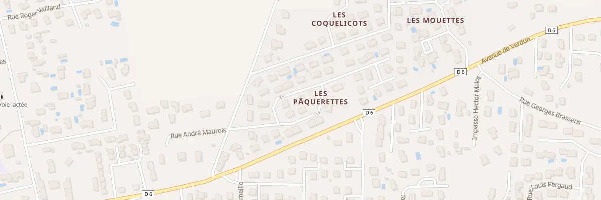 Plan du 6 Rue Georges Duhamel à Meyzieu
