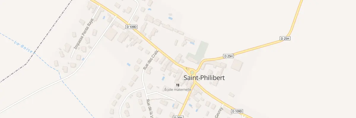 Plan du 23 Rue de Gevrey à Saint-Philibert
