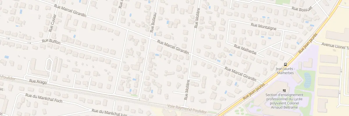 Plan du 25 Rue Marcel Girardin à Meyzieu