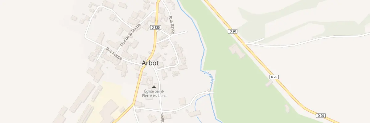 Plan du 5 Rue de la Cour à Arbot