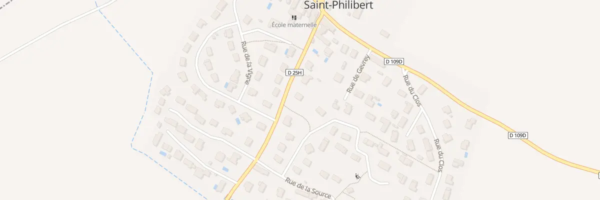 Plan du 13 Rue de Gilly à Saint-Philibert