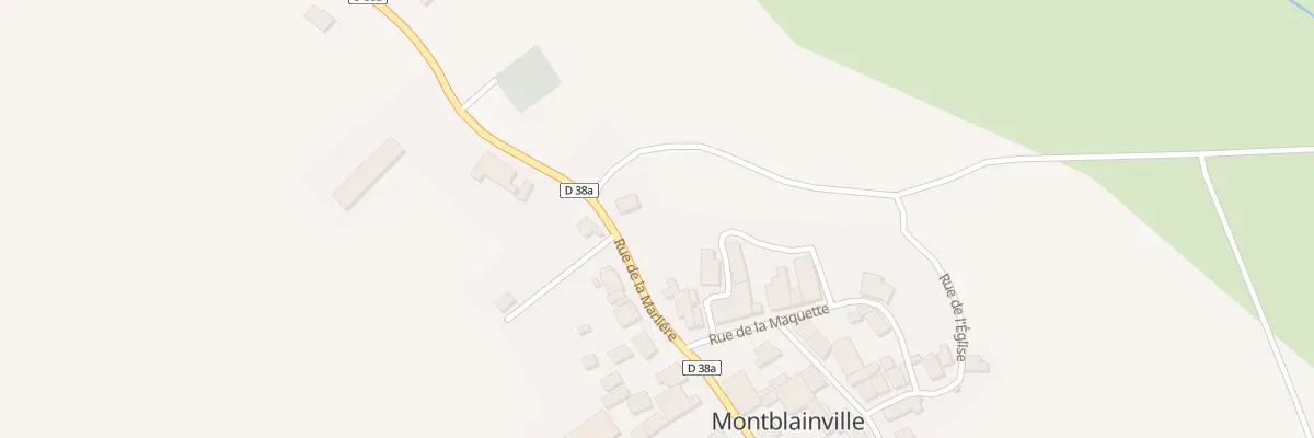 Plan du 2 Rue de la Marliere à Montblainville
