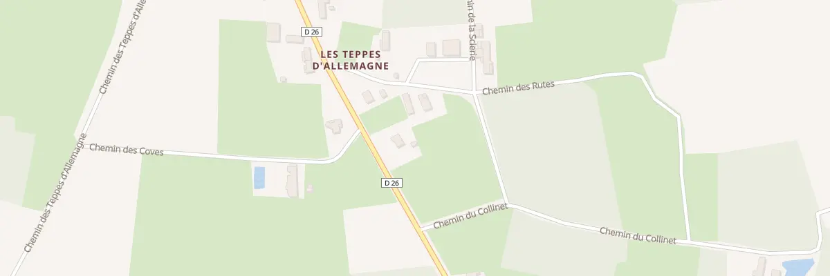 Plan du 5176 Les Teppes d’Allemagne à Saint-Étienne-sur-Reyssouze