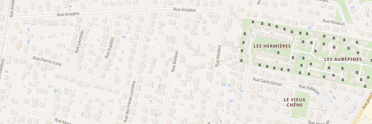 Plan du 52 Rue Boileau à Meyzieu