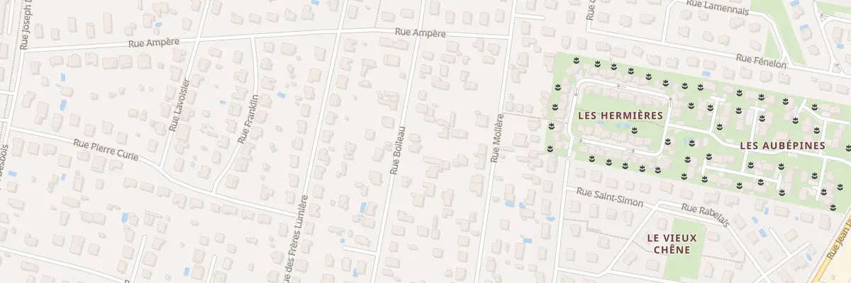 Plan du 54 Rue Boileau à Meyzieu