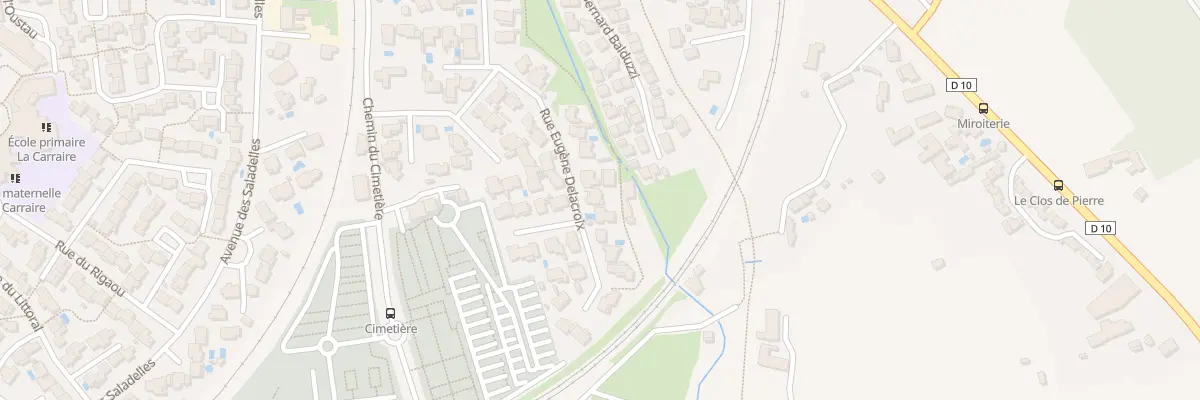 Plan du 13 Rue Eugène Delacroix à Miramas