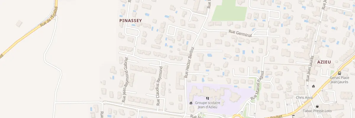 Plan du 4 Rue Renée Barge à Genas