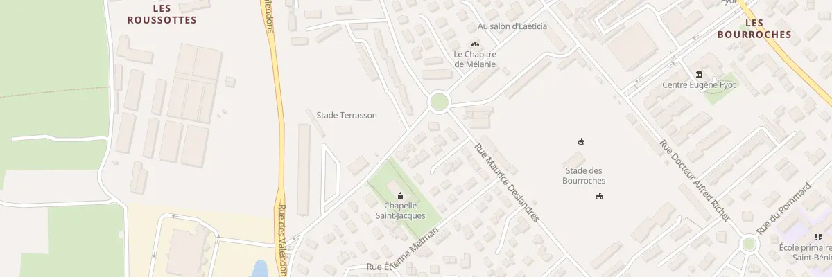 Plan du 3 Rue Col Picard à Dijon