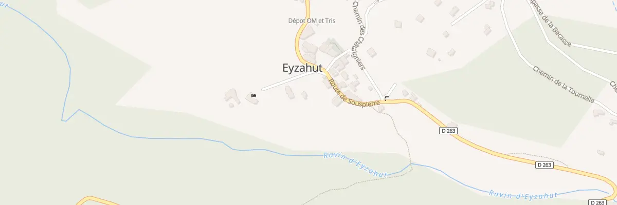 Plan du 5020 Le Village à Eyzahut