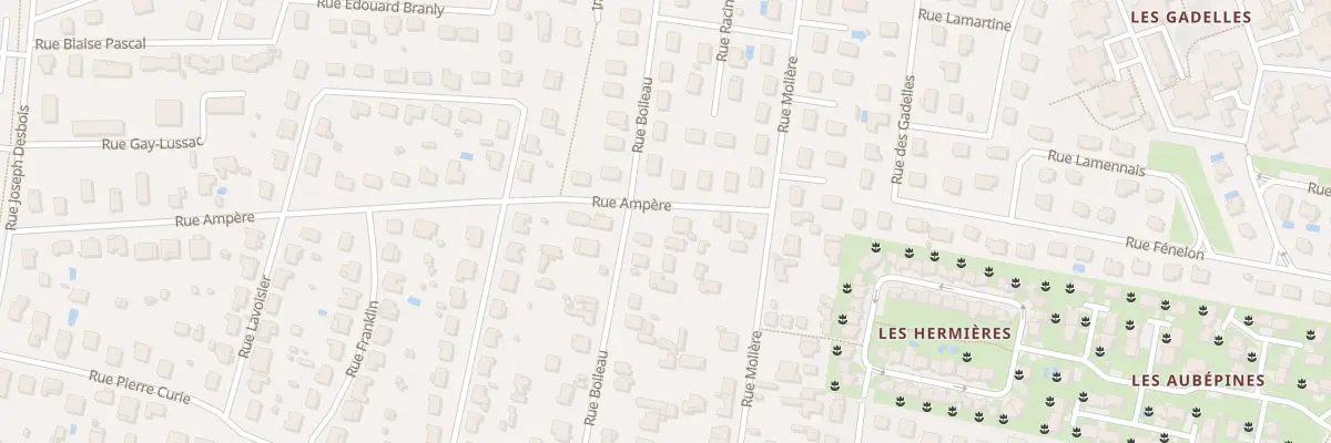 Plan du 68 Rue Boileau à Meyzieu