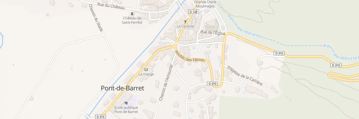 Plan du 5101 Le Village à Pont-de-Barret