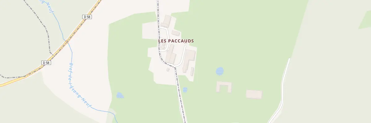 Plan du 329 Rte des Paccauds à Vescours