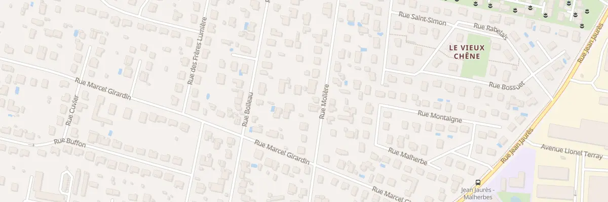 Plan du 25 Rue Molière à Meyzieu