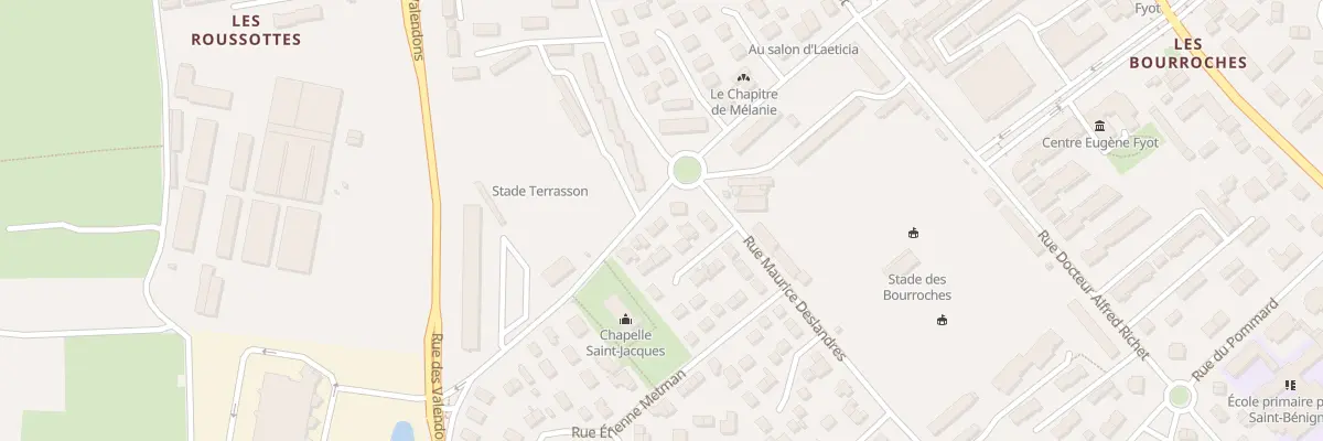 Plan du 1 Rue Col Picard à Dijon