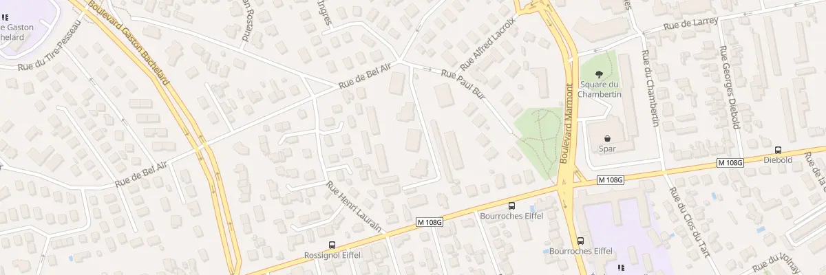 Plan du 19 Rue de Bel Air à Dijon