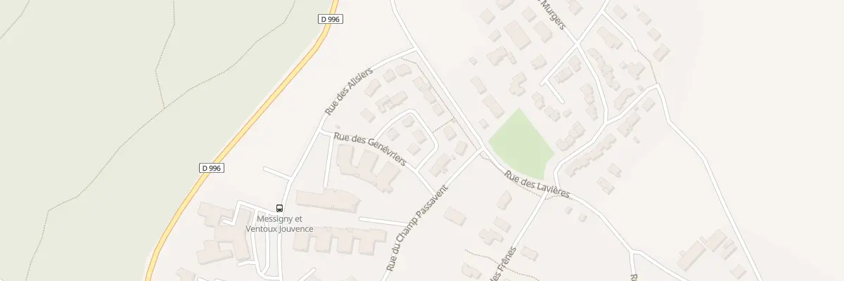Plan du 3 Rue des Charmes à Messigny-et-Vantoux