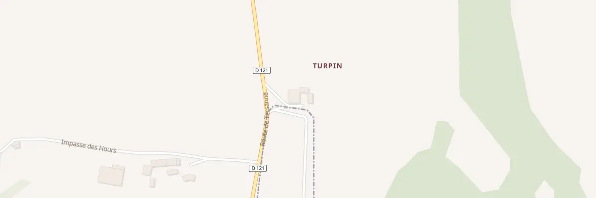 Plan du 15 Turpin à Hauterives