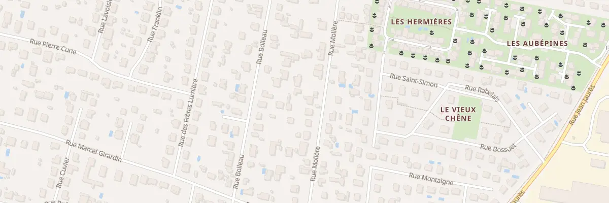 Plan du 37 Rue Molière à Meyzieu