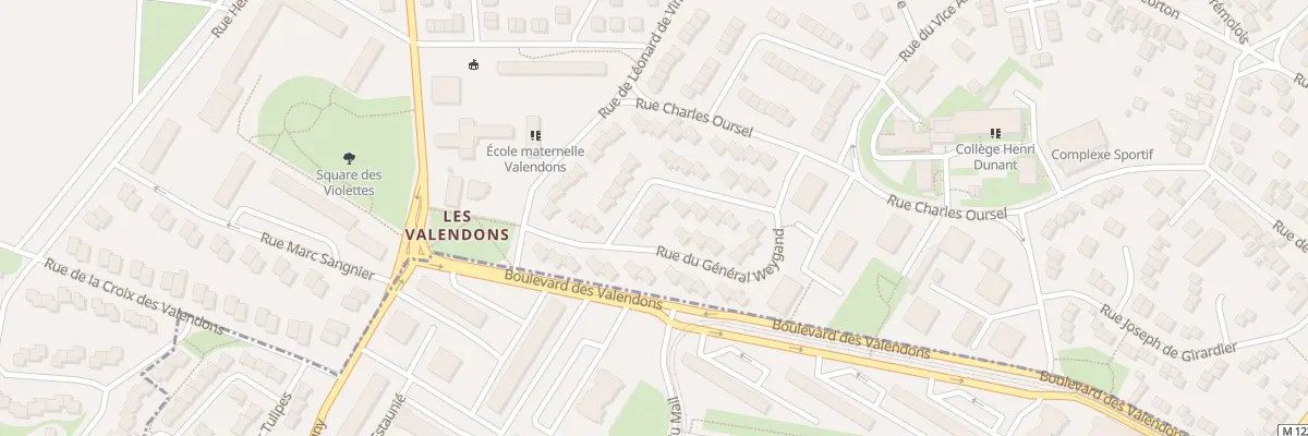 Plan du 13 Rue André Guillaume à Dijon