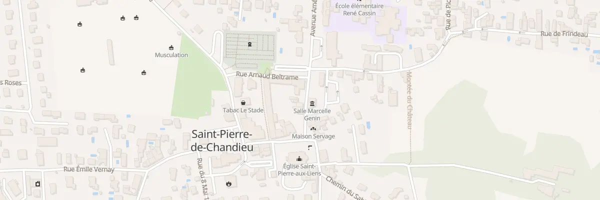 Plan du 7 Av Amédée Ronin à Saint-Pierre-de-Chandieu