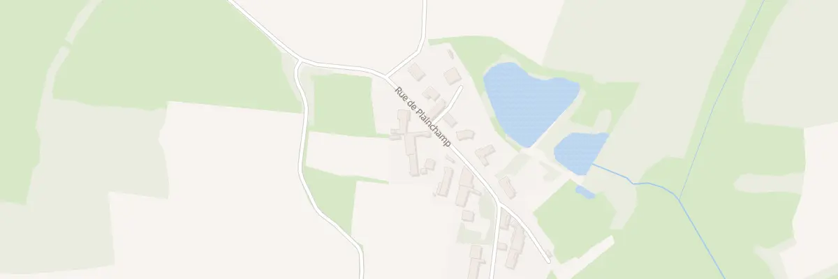 Plan du 489 Rue de Plainchamp à Loisy