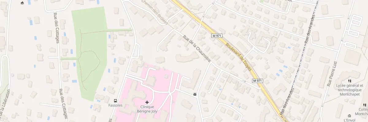 Plan du 21 Rue de la Chaumière à Talant