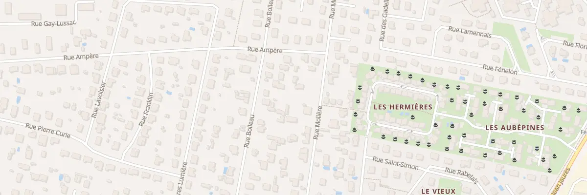 Plan du 57 Rue Molière à Meyzieu