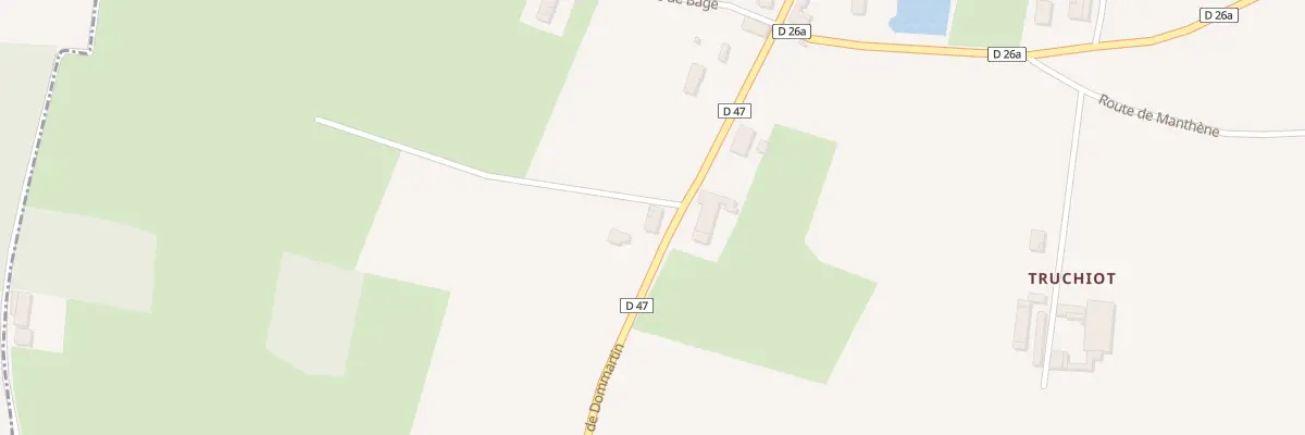 Plan du 1895 Rte de Dommartin à Saint-Genis-sur-Menthon