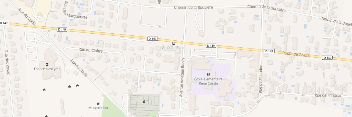 Plan du 33 Av Amédée Ronin à Saint-Pierre-de-Chandieu