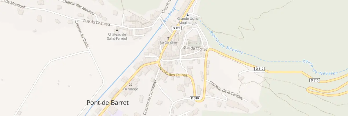 Plan du 5113 Le Village à Pont-de-Barret