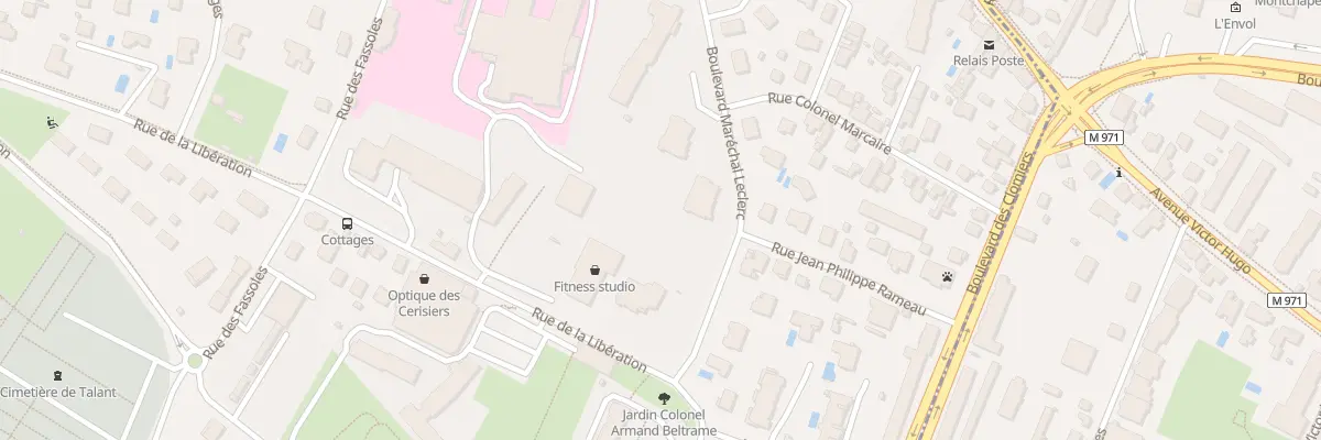Plan du 33 Rue de la Libération à Talant