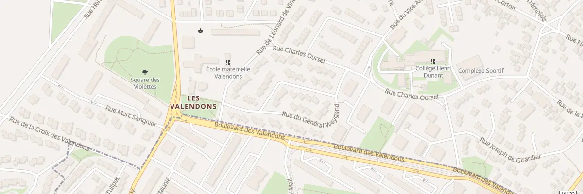 Plan du 9 Rue André Guillaume à Dijon