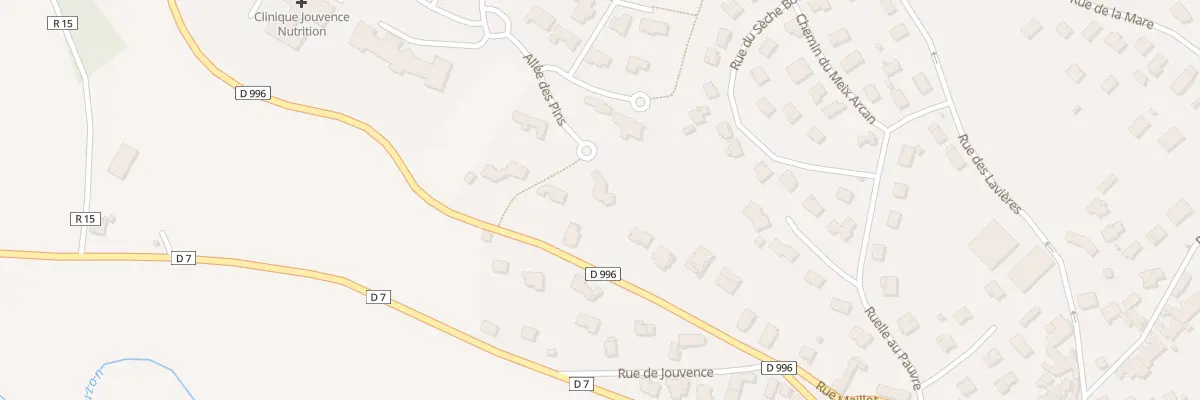 Plan du 8 All des Pins à Messigny-et-Vantoux